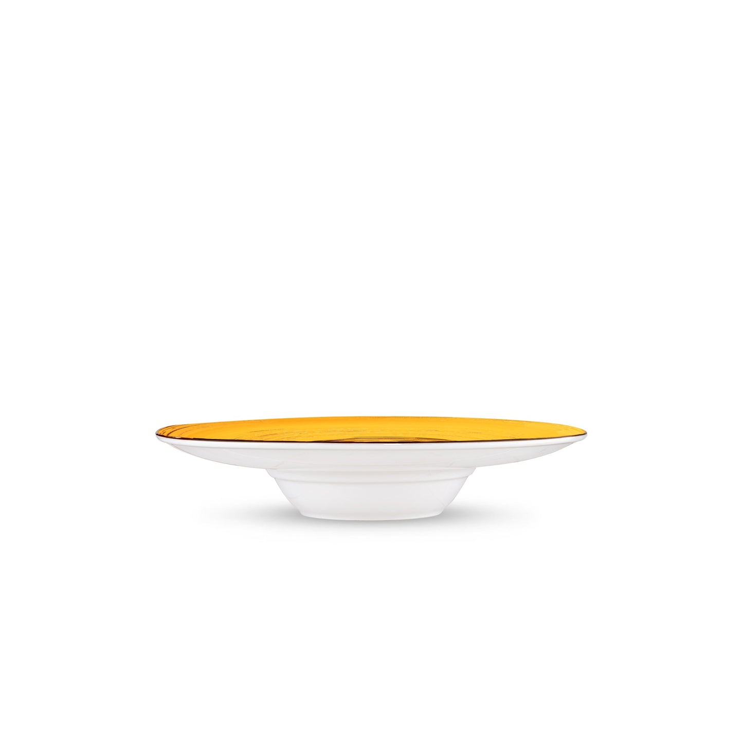 Wilmax England Deep Plate 24 cm Yellow Porcelain Set of 2