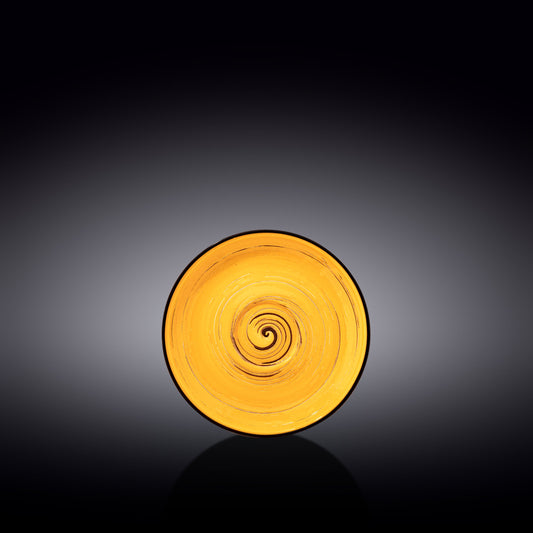 Wilmax Saucer 12 cm Yellow Porcelain WL-669434/B