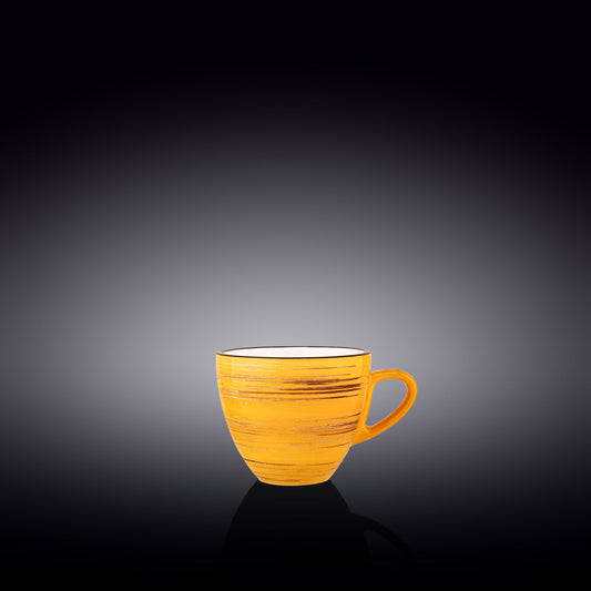 Wilmax England Espresso Cup 110 ml Yellow Porcelain WL-669434/A