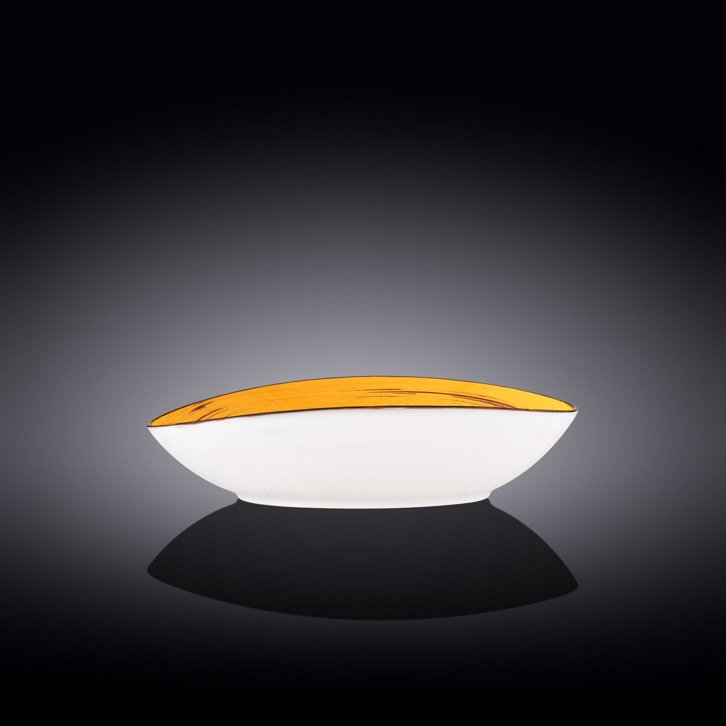 Wilmax Oval Dish 25 cm Yellow Porcelain WL-669440/A