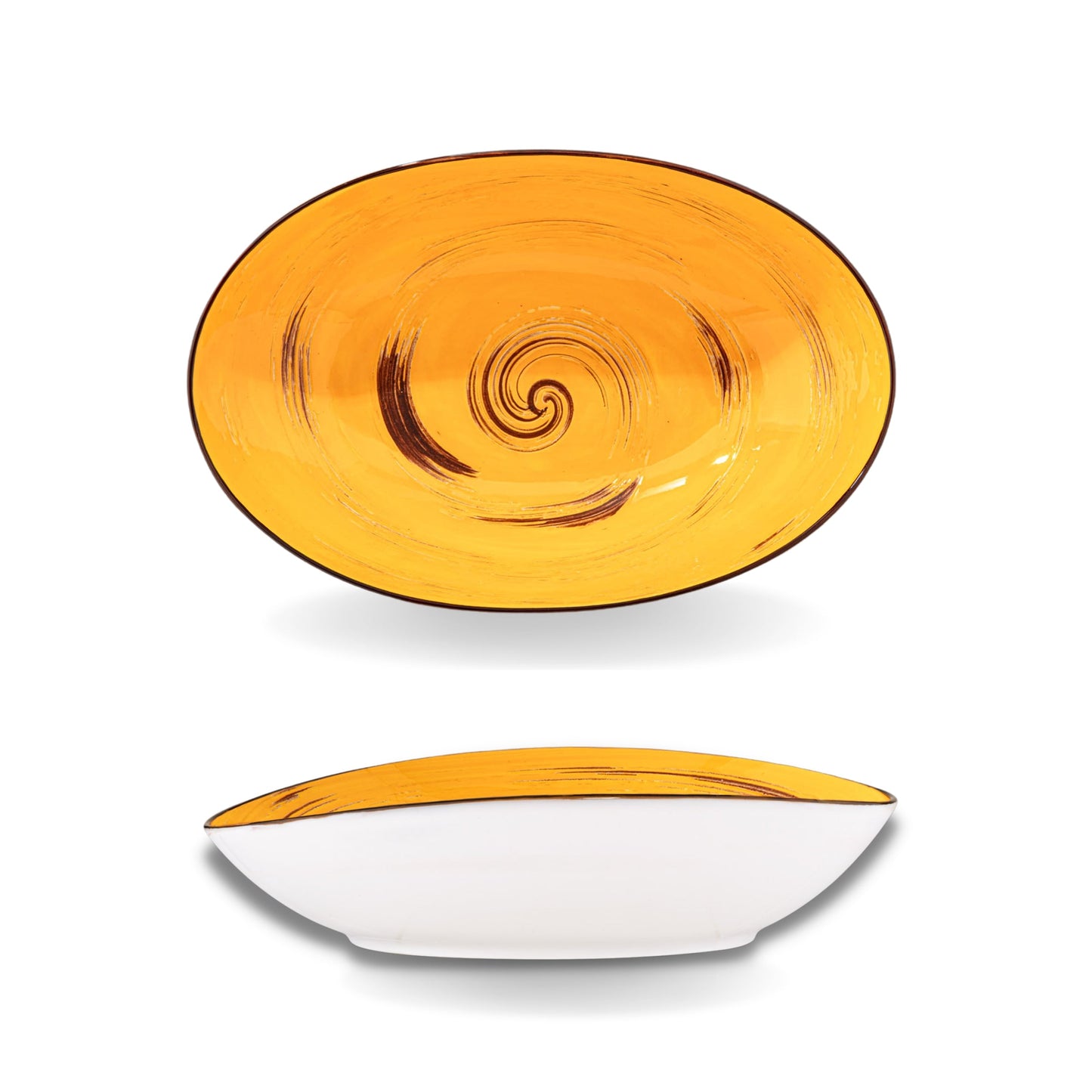 Wilmax Ovaal Schaaltje van Porselein 30 x 19,5 cm – WL-669441/A