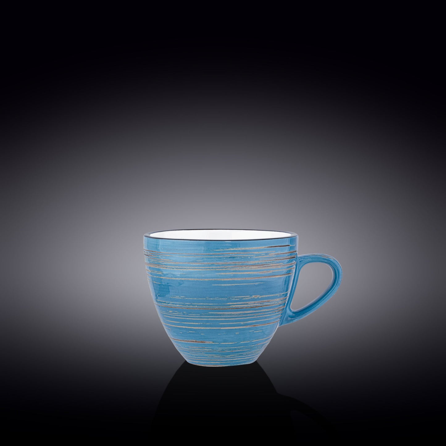 Wilmax Kaffeetasse, 300 ml, Blau, Porzellan, WL-669636/A