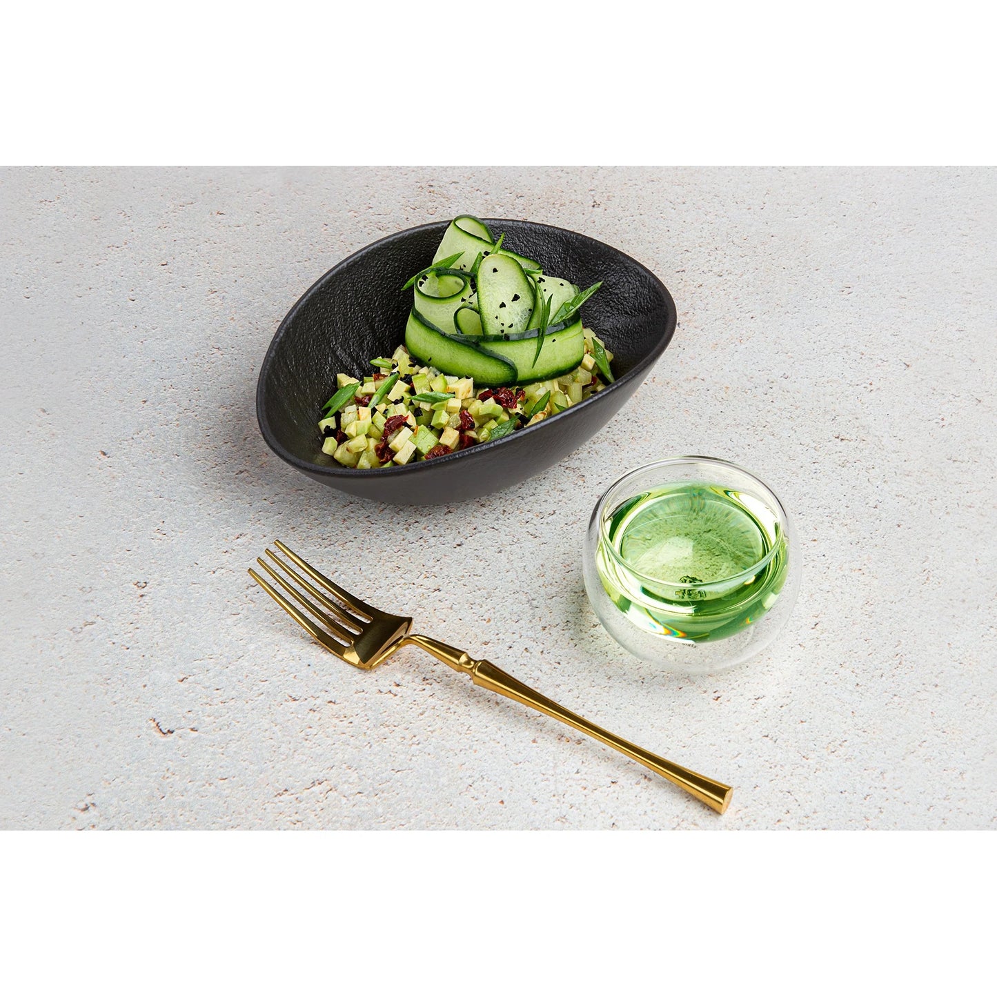 Wilmax SlateStone Oval Bowl Porzellan in Schwarz WL-661119/A