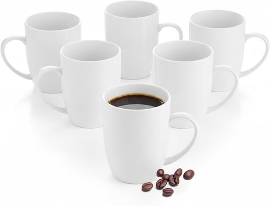 Wilmax England Mokken 460 ml Wit Porselein 6-delige set