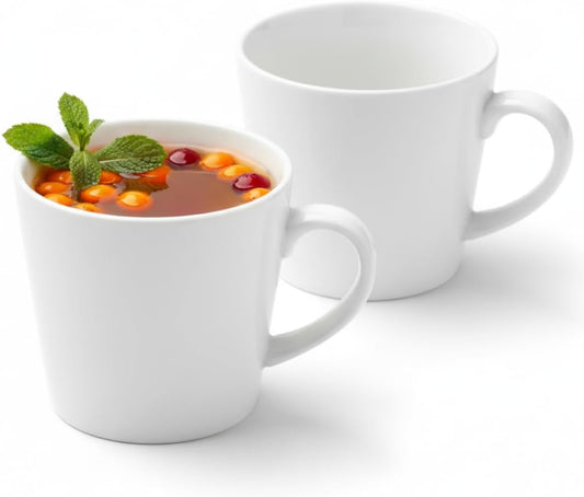 Wilmax England Porseleinen Kop 280 ml Wit (2-delige set)
