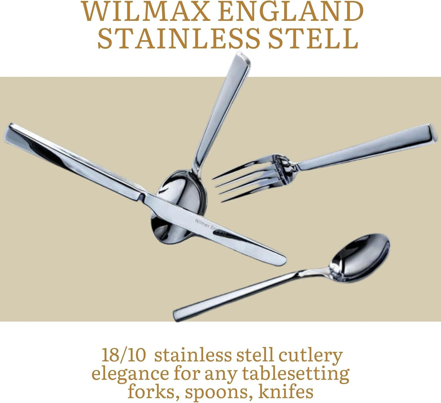 Wilmax Edelstahl Tafelgabel Set 6-teilig in Geschenkbox WL-999201/6C