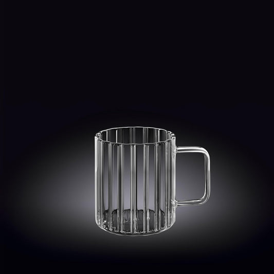 Wilmax Glasbeker 200 ml Borosilicaatglas Transparant
