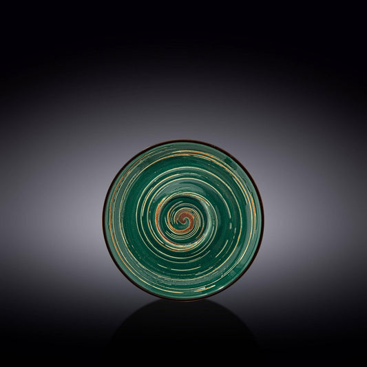 Wilmax England Saucer 15 cm Green Porcelain WL-669536/B