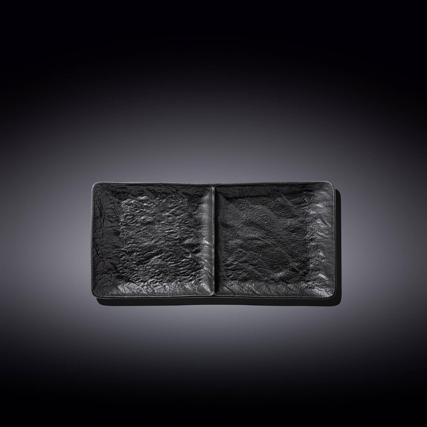 Wilmax Rechteckige Teller mit 2 Fächern, Set aus 2 Stück – WL-661135/A2