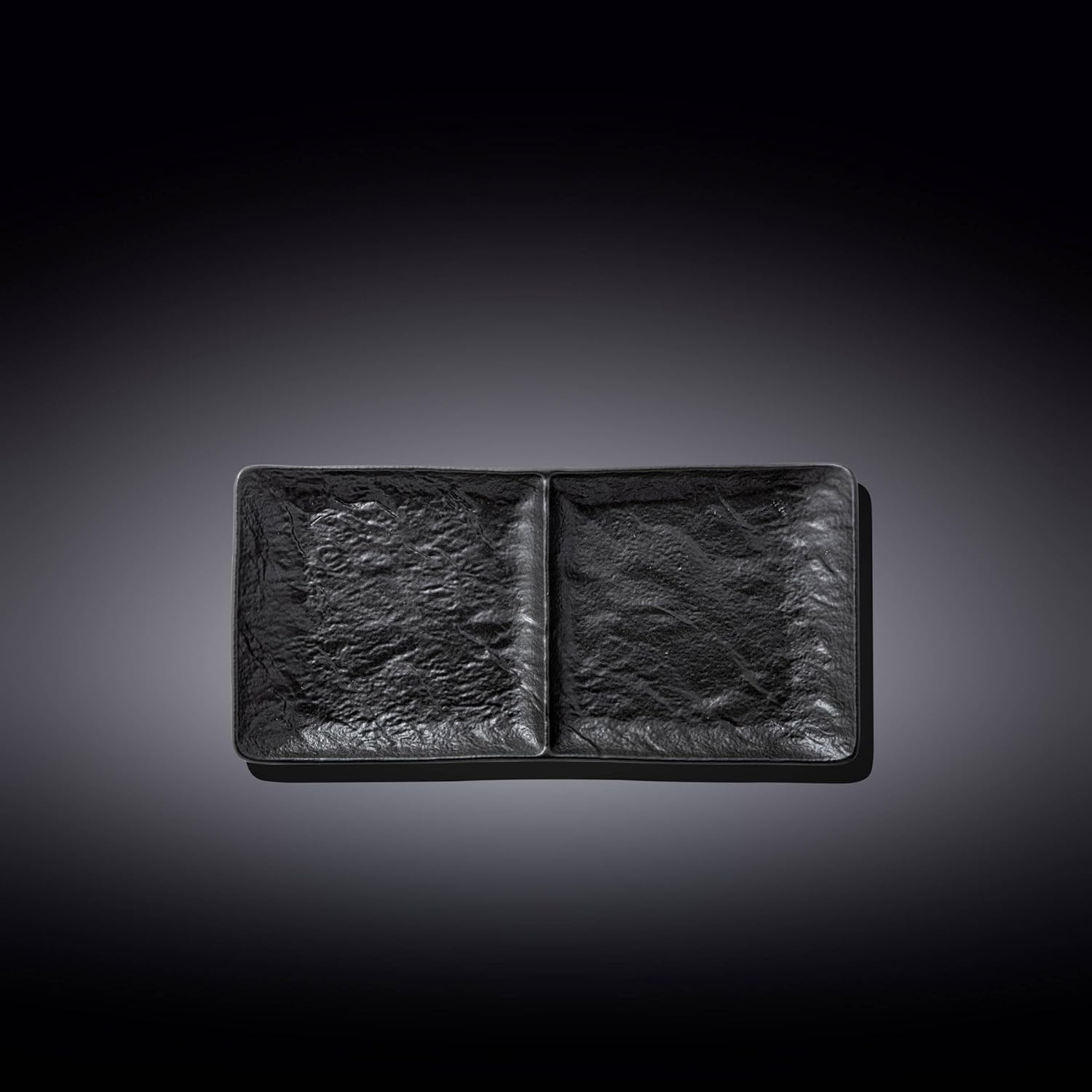 Wilmax Rechteckige Teller mit 2 Fächern – WL-661135/A