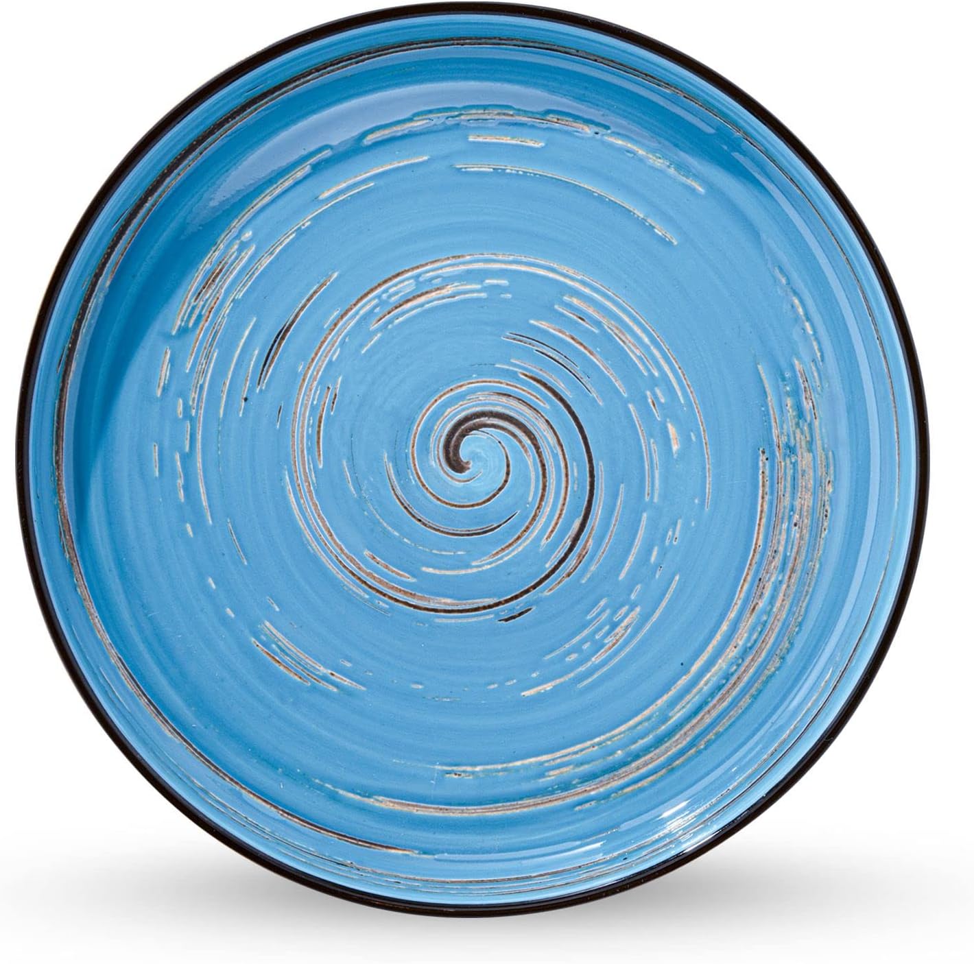 Wilmax Spiral Teller 2er-Set 23 cm Blau – WL-669619/A2