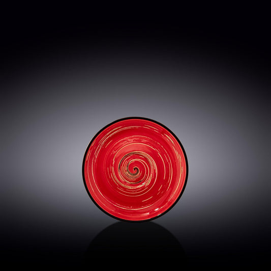 Wilmax Untertasse, 12 cm, ColorBoom Spiral Rot, WL-669234/B