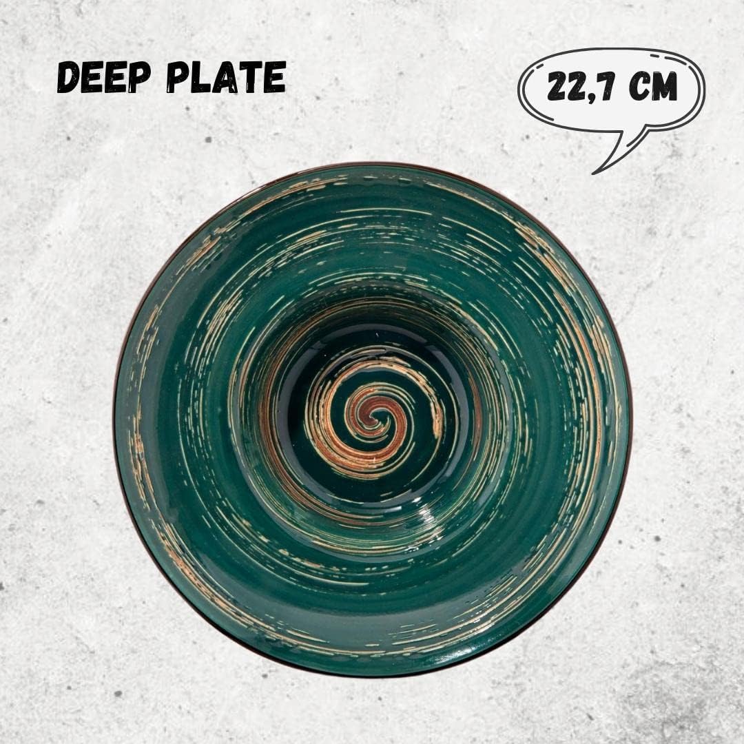 Wilmax Tiefe Porzellanplatte, 22,5 cm, 1100 ml, WL-669523/A