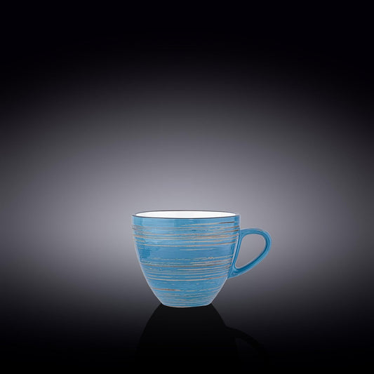Wilmax Kaffeetasse, 190 ml, Blau, Porzellan, WL-669635/A
