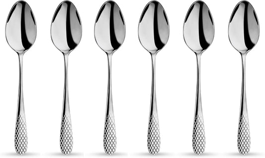 Wilmax Dessertlepel 19 cm RVS Set van 6 WL-999207/6C