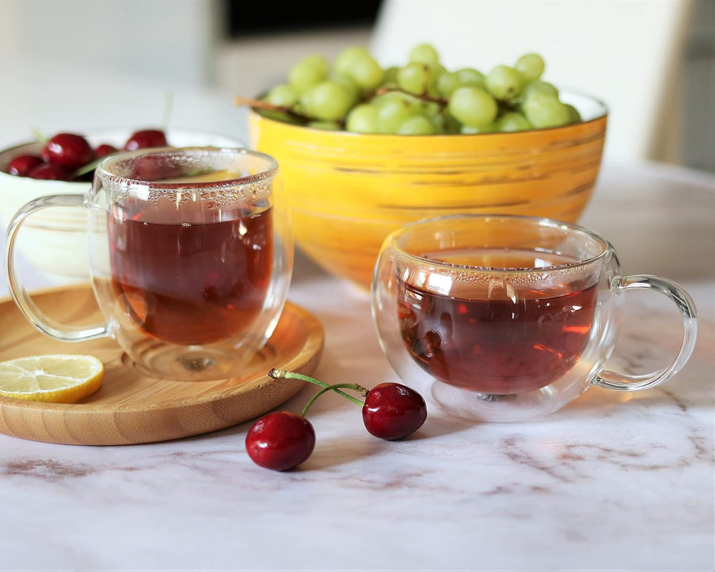 Wilmax Thermogläser mit Henkel 4er-Set 250 ml WL-888768/4A