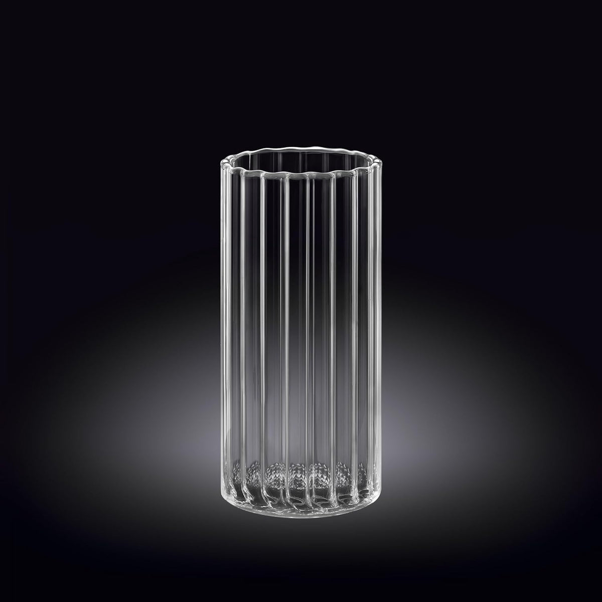 Wilmax Geribbeld 300 ml Borosilicaatglas Transparant