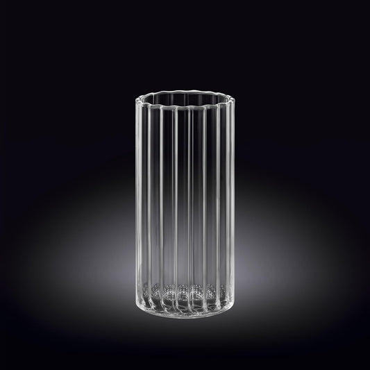 Wilmax Ribbed 300 ml Borosilicate Glass Transparent WL-888625/A