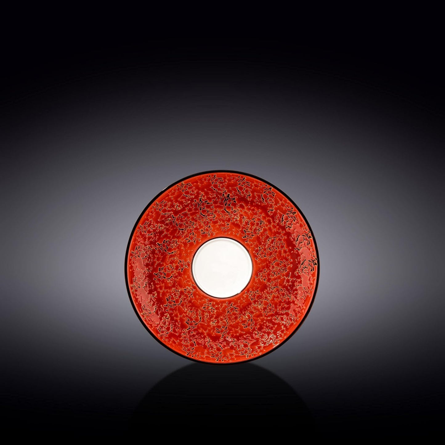 Wilmax Porcelain Saucer Red 15 cm WL-667236/B