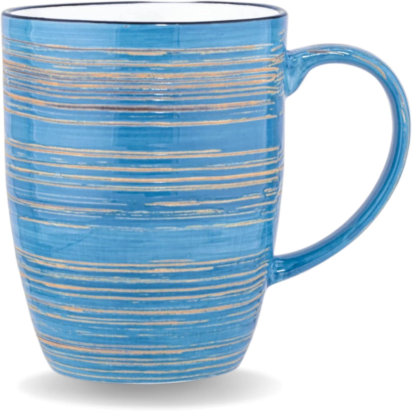 Wilmax England Porcelain Mugs Blue 460ml (6 pcs) WL-669637/A6