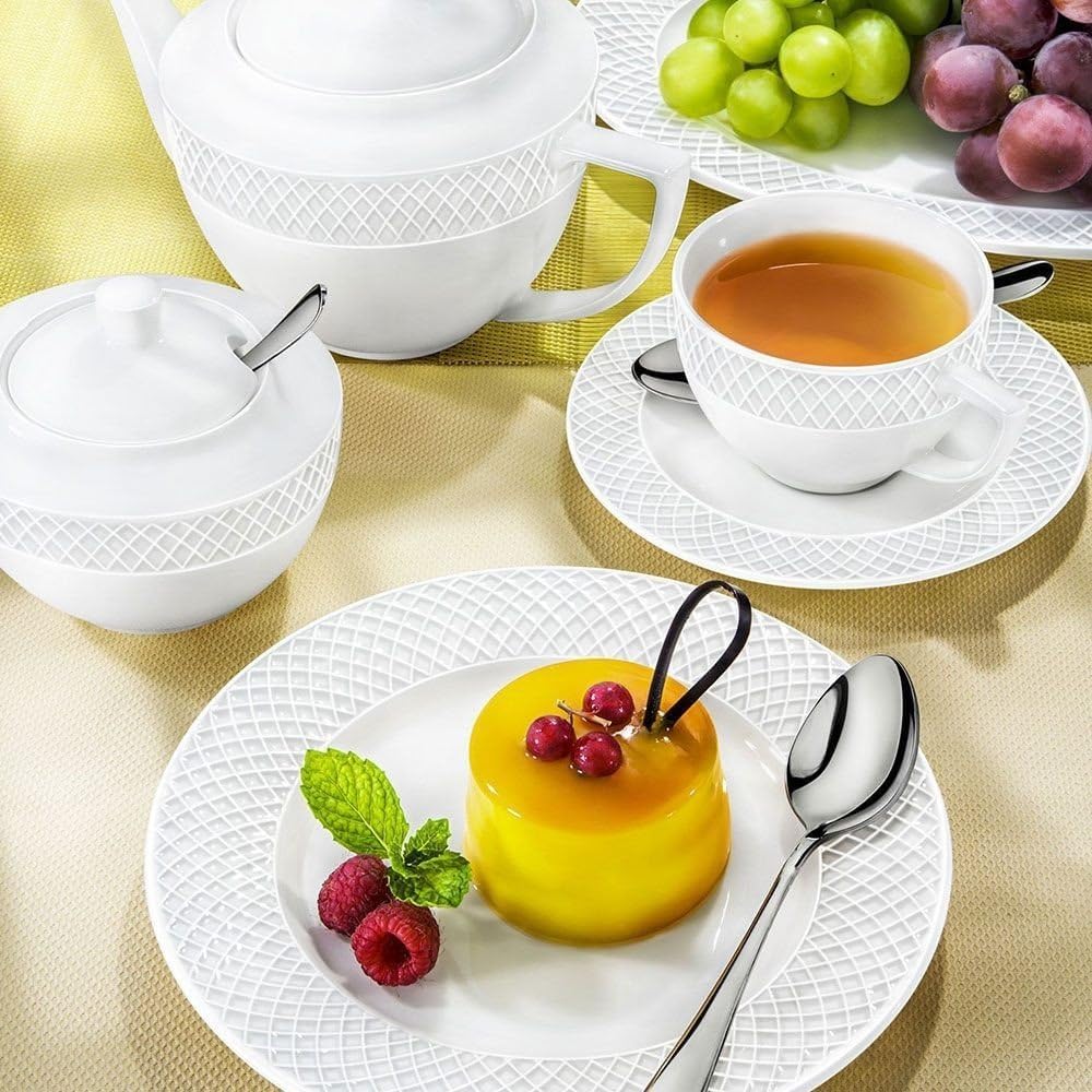 Wilmax Kaffeetasse und Untertasse, 90 ml, Julia-Kollektion, WL-880107/AB