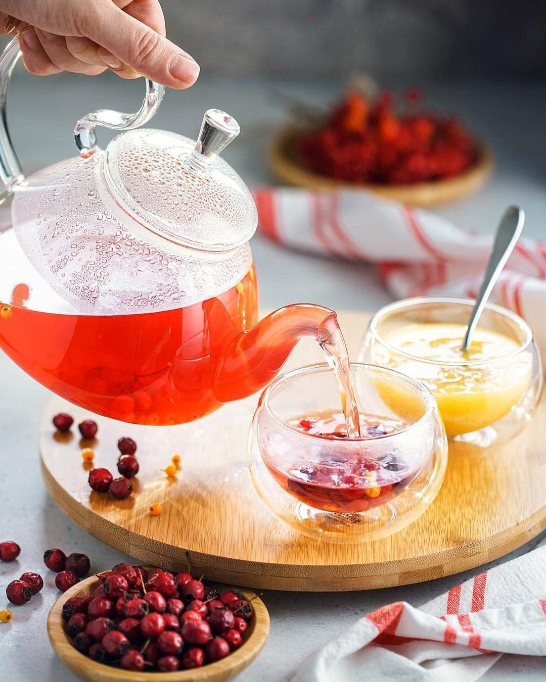 Wilmax Doppelwandige Glasschüssel, 80 ml, WL-888751/A