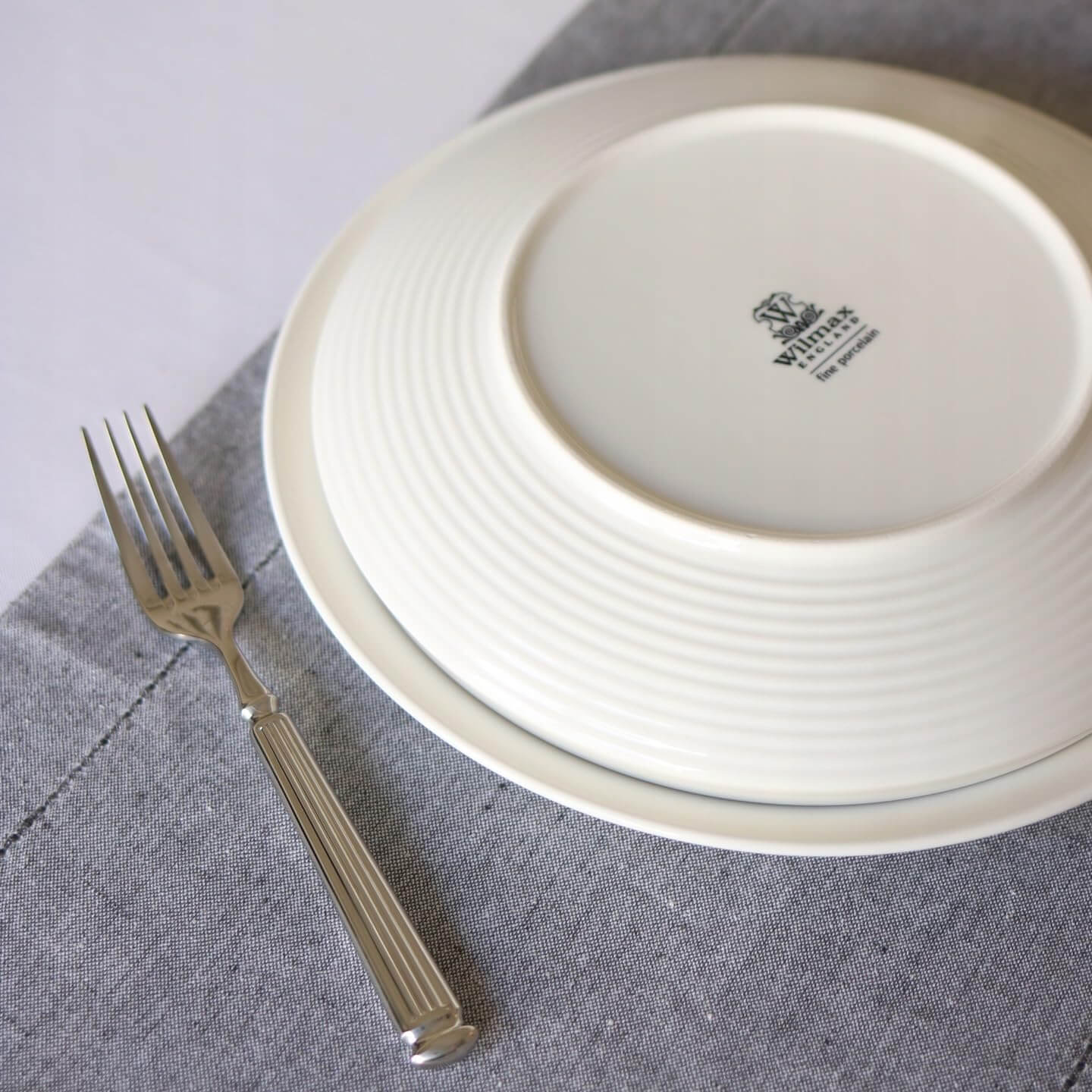 Wilmax Schaal 25,5 cm Wit Porselein 2-delige Set WL-991360/A2