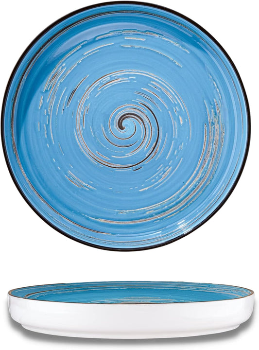 Wilmax England Porseleinen Bord 28 cm Blauw