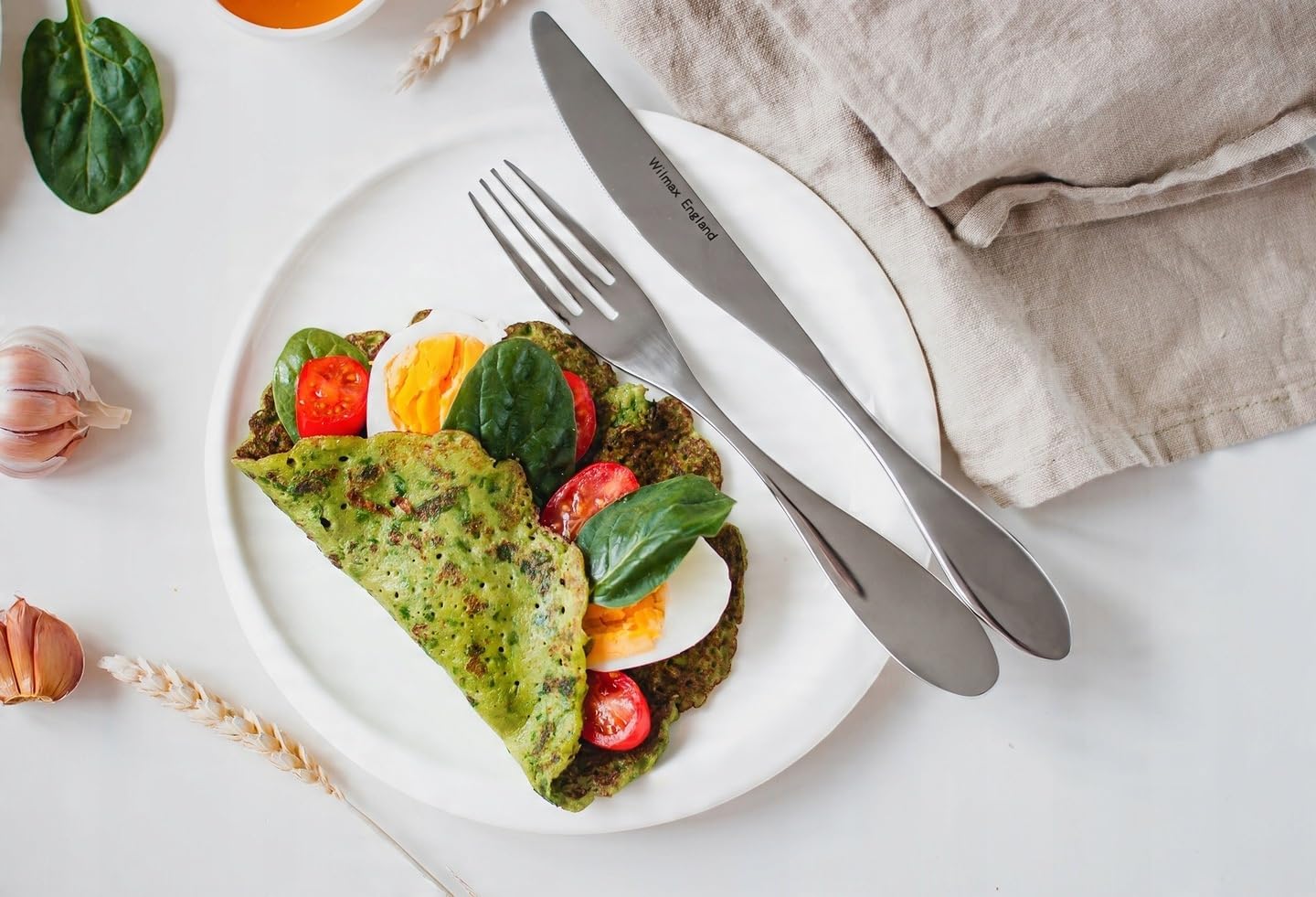 Wilmax Porzellan-Dessertteller Ø 21.5 cm, 6er Set, Weiß WL-991235/6A