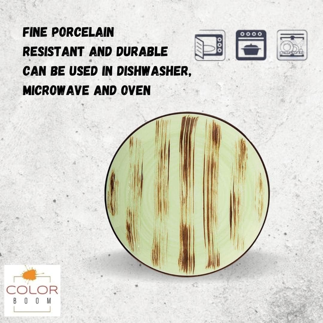 Wilmax runde Dessertteller 6-teilig, 18 cm, ColorBoom Kollektion WL-668111/A6