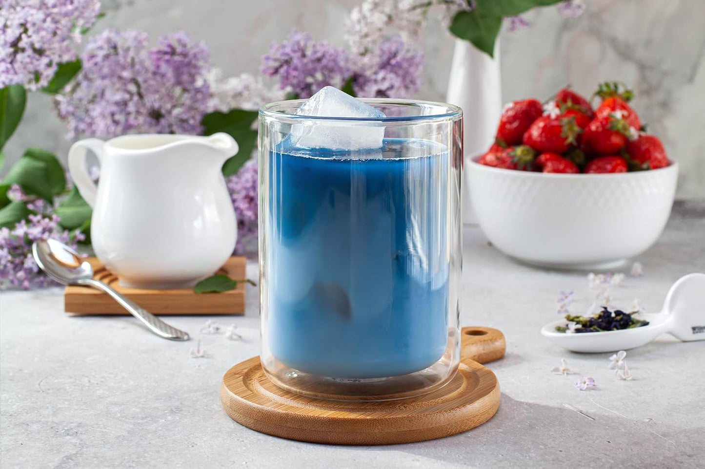 Wilmax Glas mit Doppelwand, 400 ml, 6er Set, WL-888785/A6