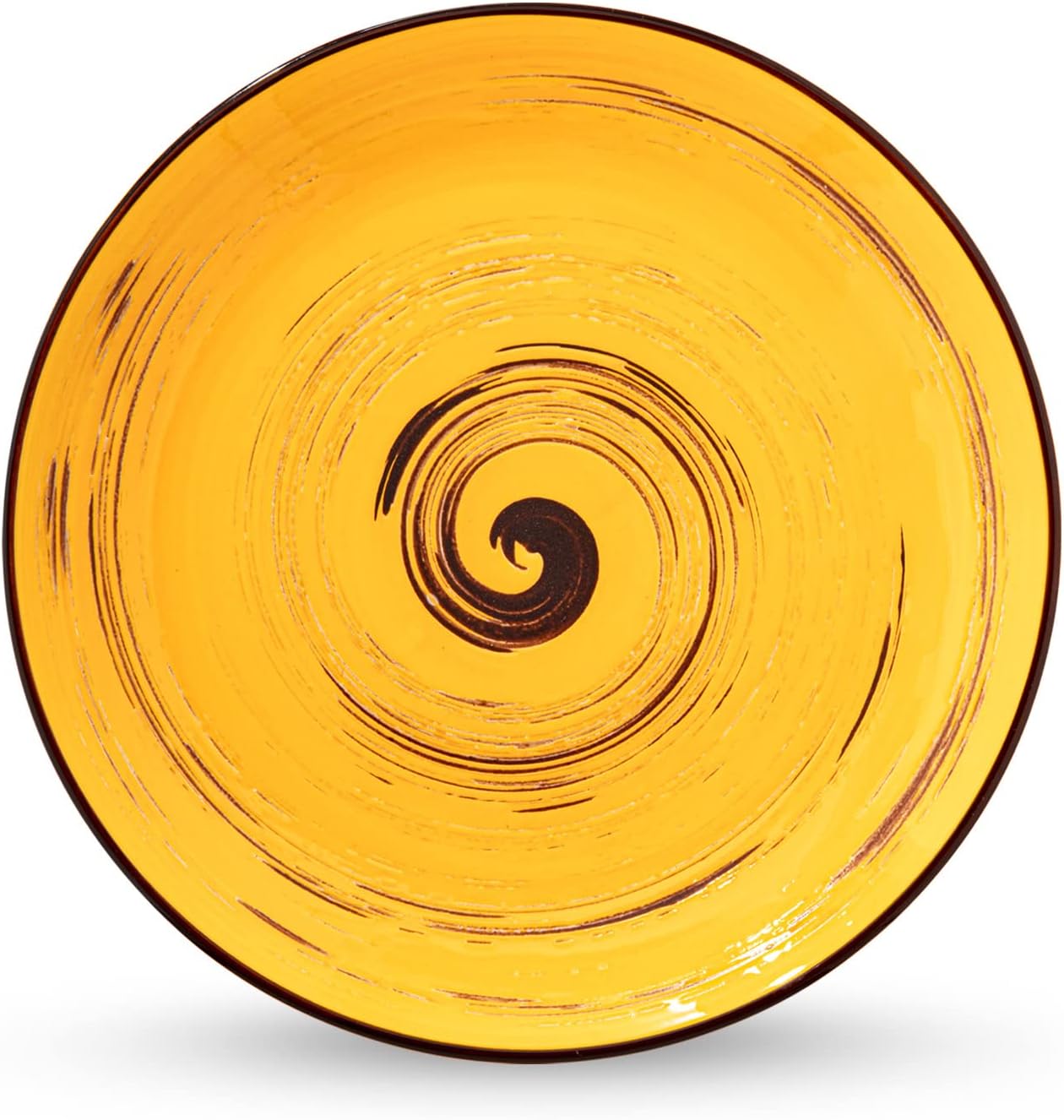 Wilmax Plate 20.5 cm Yellow Porcelain Set of 6 WL-669412/A6