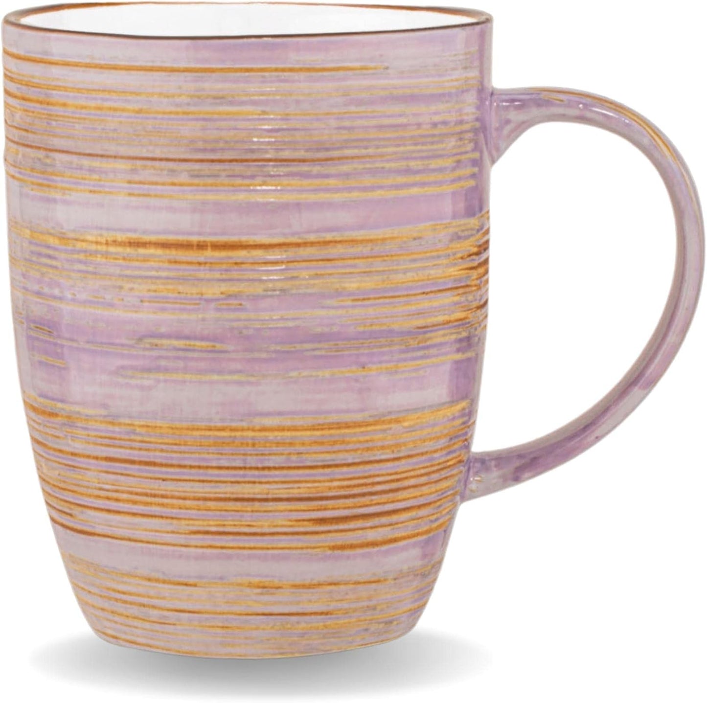 Wilmax Spiral Tassen Set 6-teilig 460 ml Lavendel WL-669737/A6