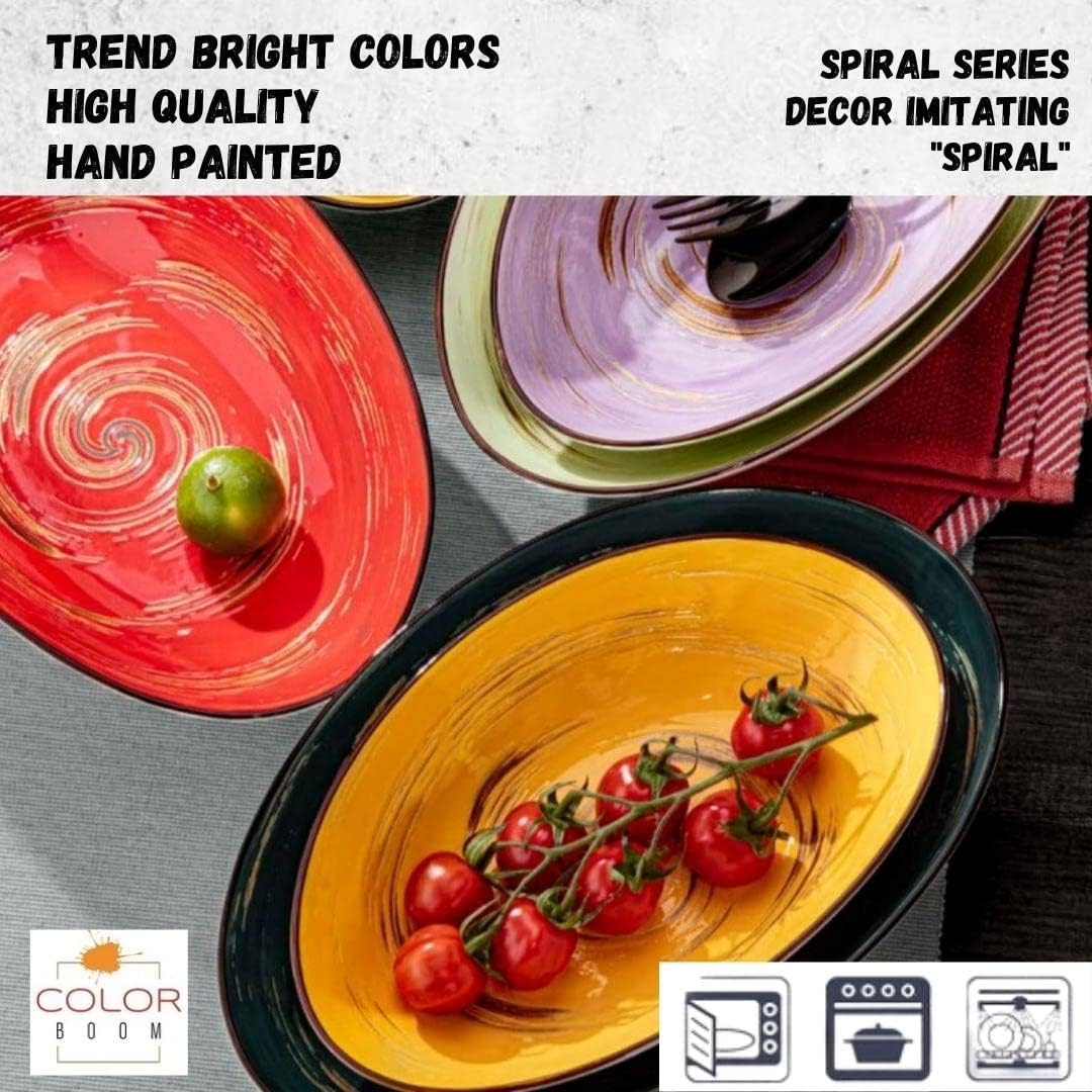 Wilmax Ovale Schüssel 25 x 16,5 x 6 cm Porzellan WL-669440/A