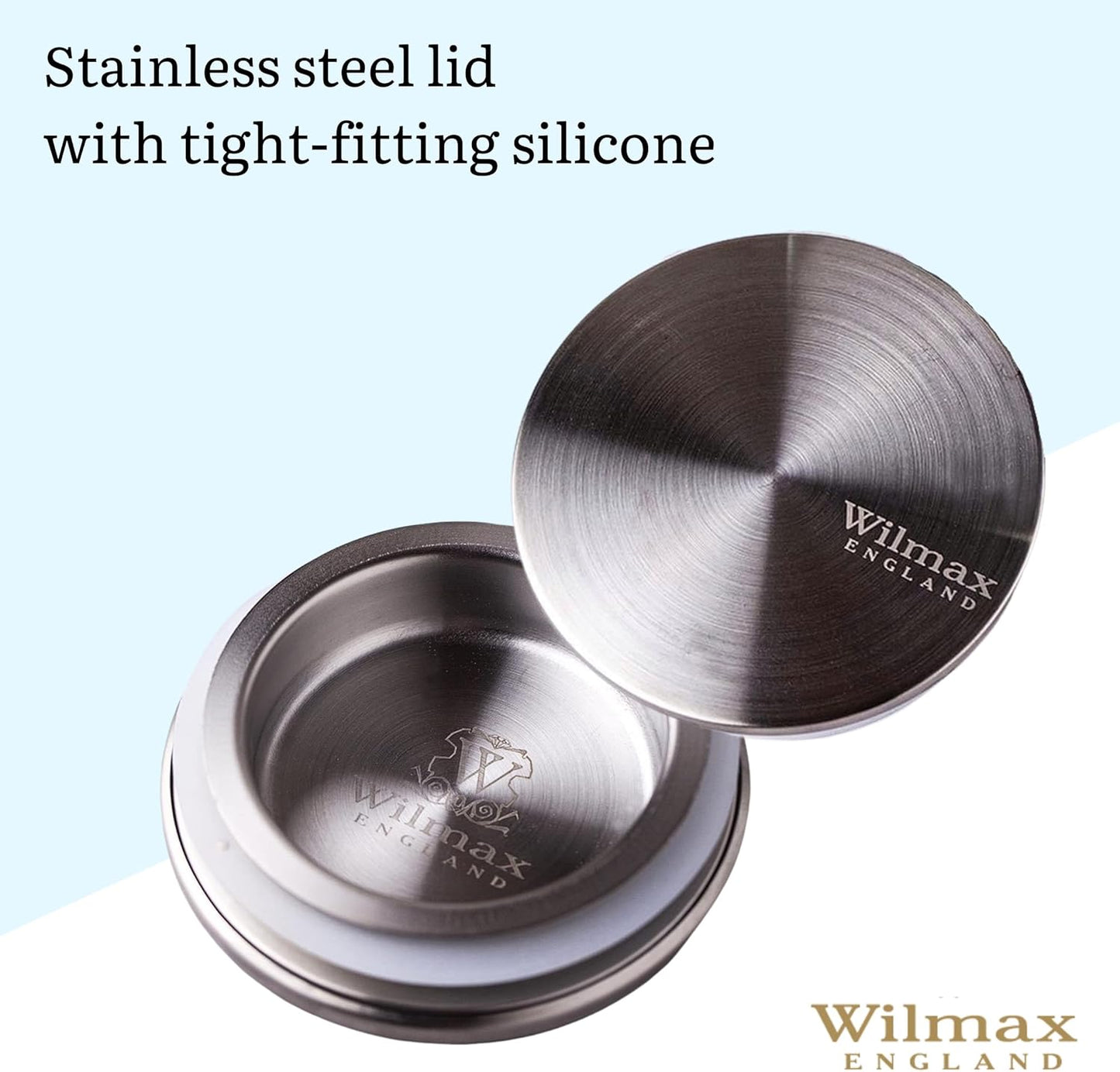 Wilmax Vorratsglas mit Deckel 1800 ml (2er-Set) WL-888519/A2