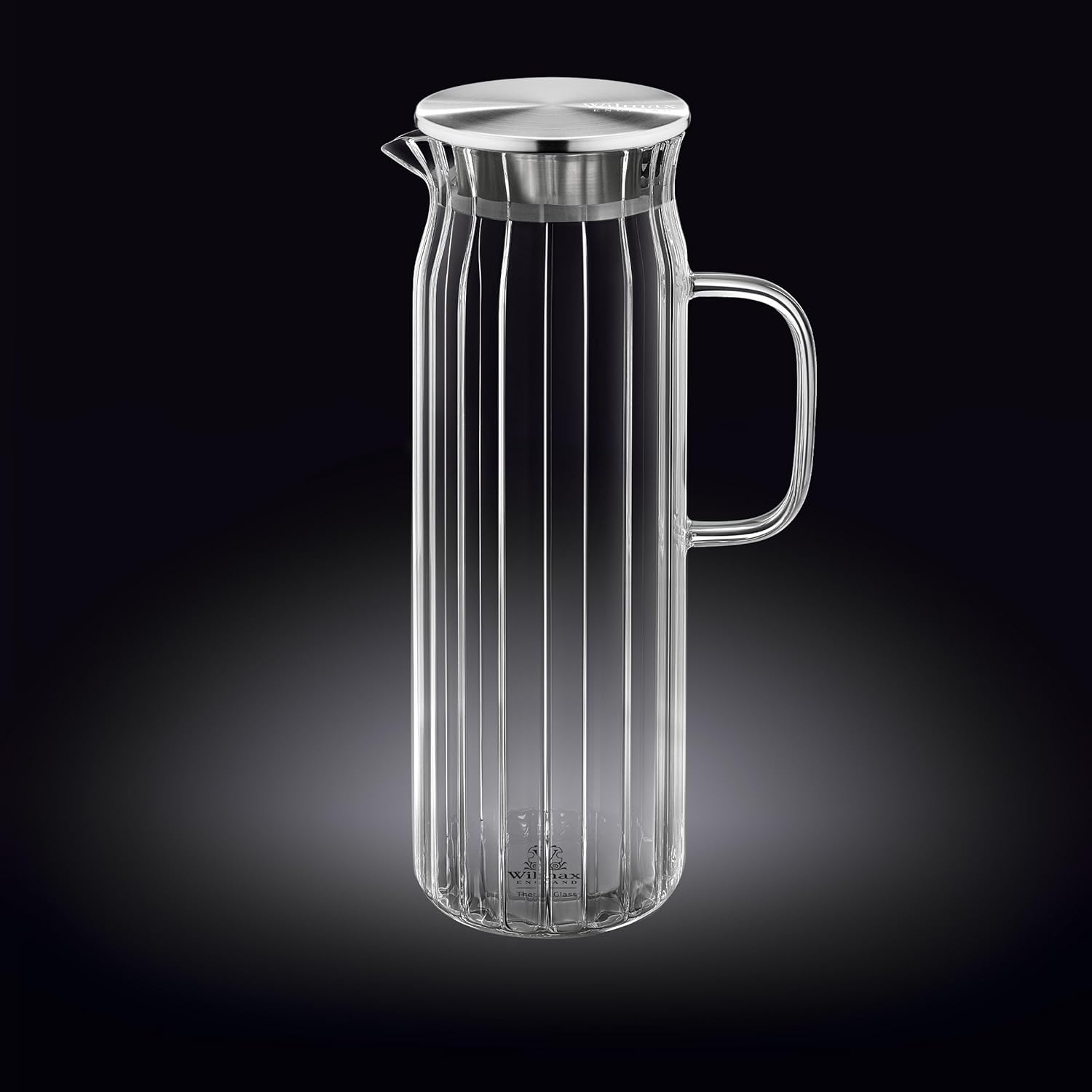 Wilmax Glass Carafe with Edelstahl-Deckel, 1500 ml, WL-888220/A