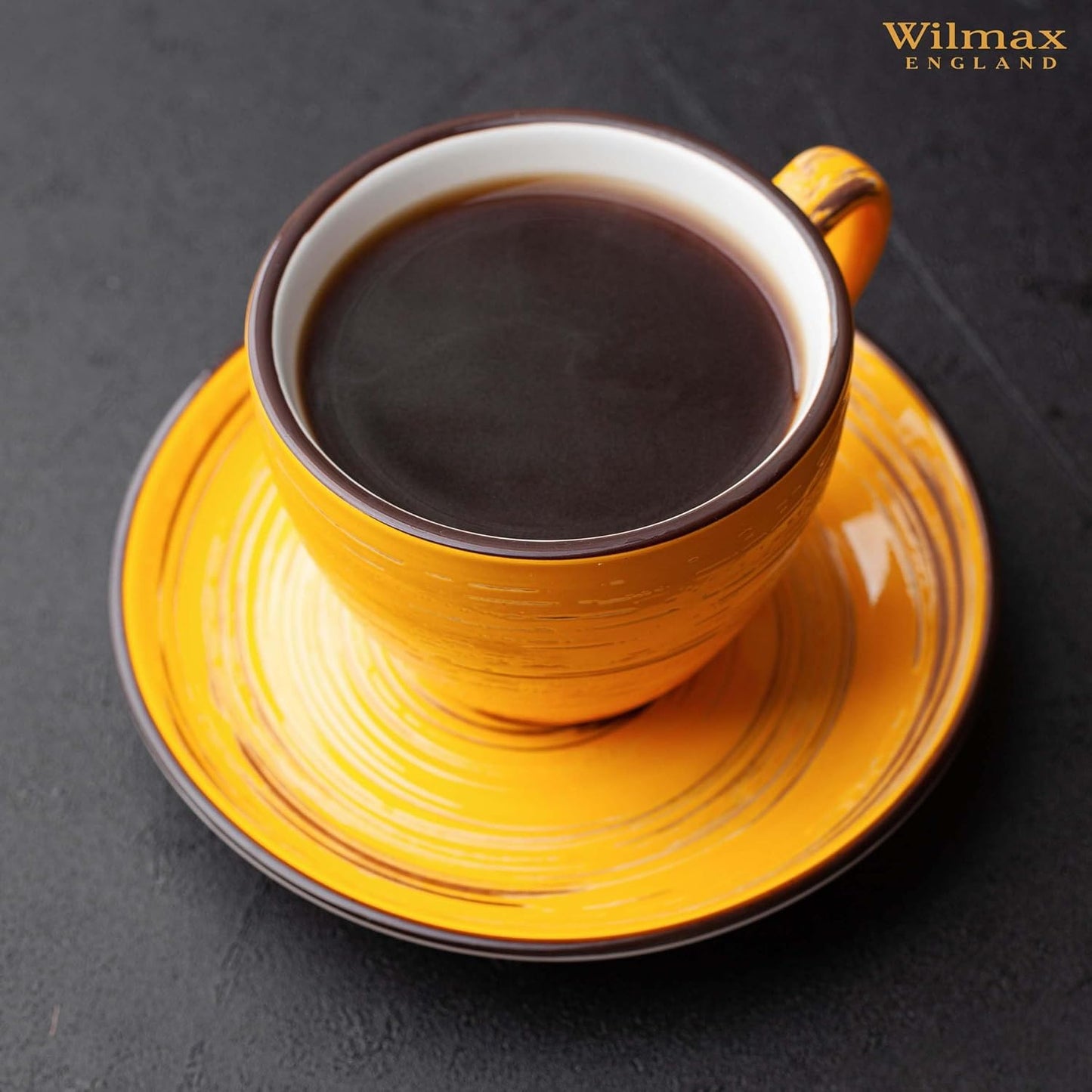 Wilmax Saucer 15 cm Yellow Porcelain WL-669436/B