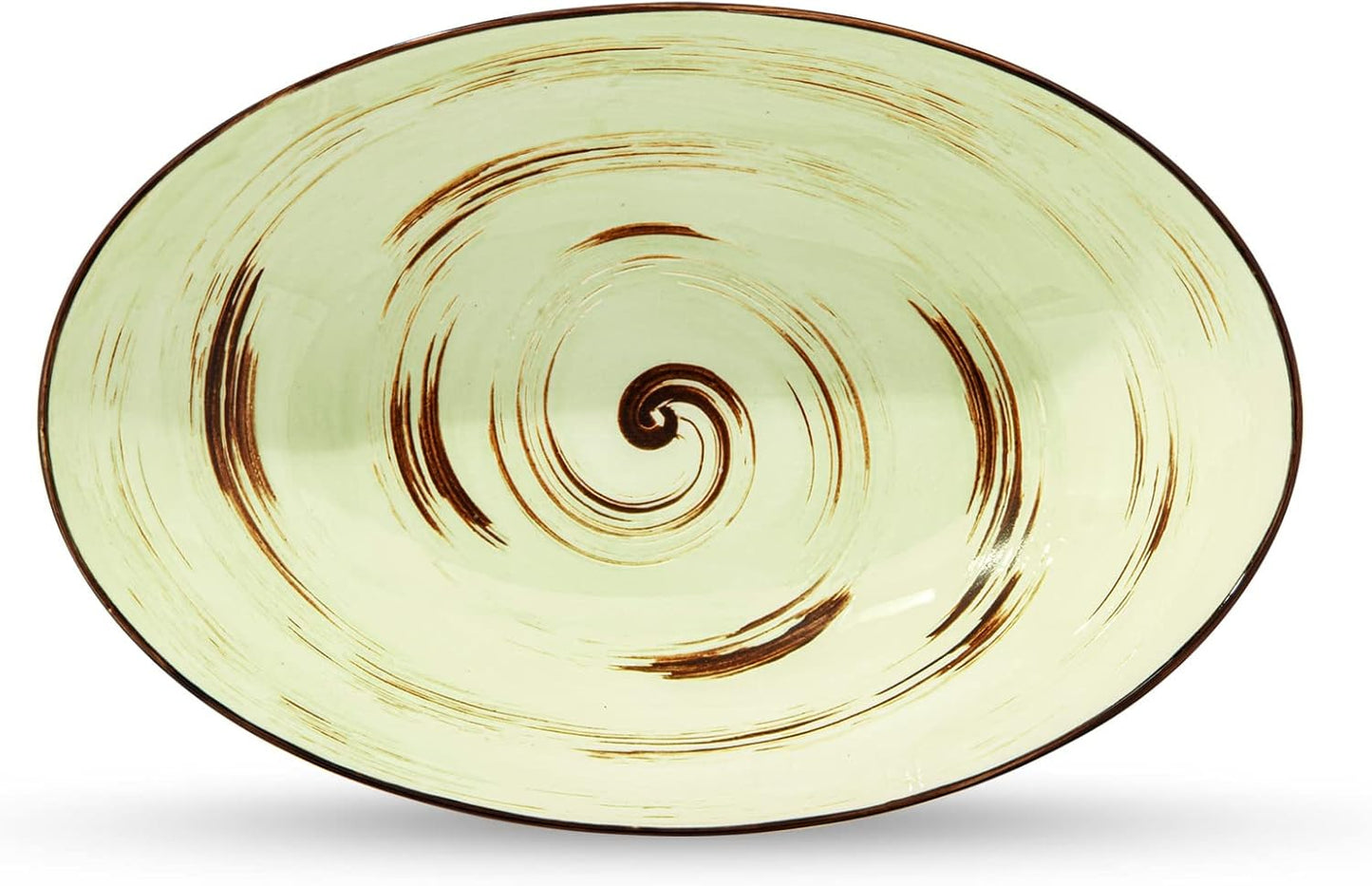 Wilmax Porselein Schaaltje Ovaal 25 cm Pistachekleur WL-669140/A