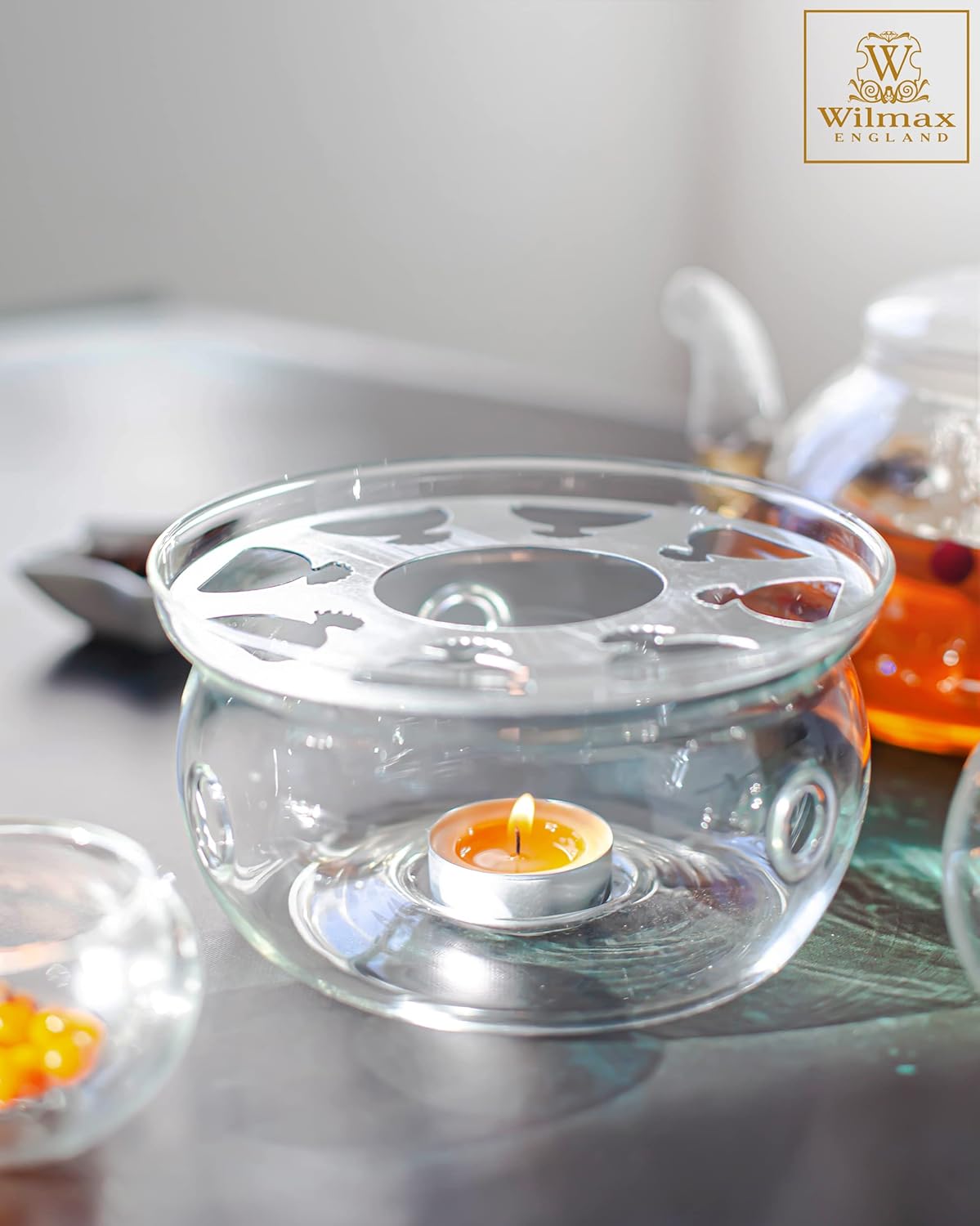 Wilmax Tableware of Borosilicate Glass, Bamboo & Porcelain