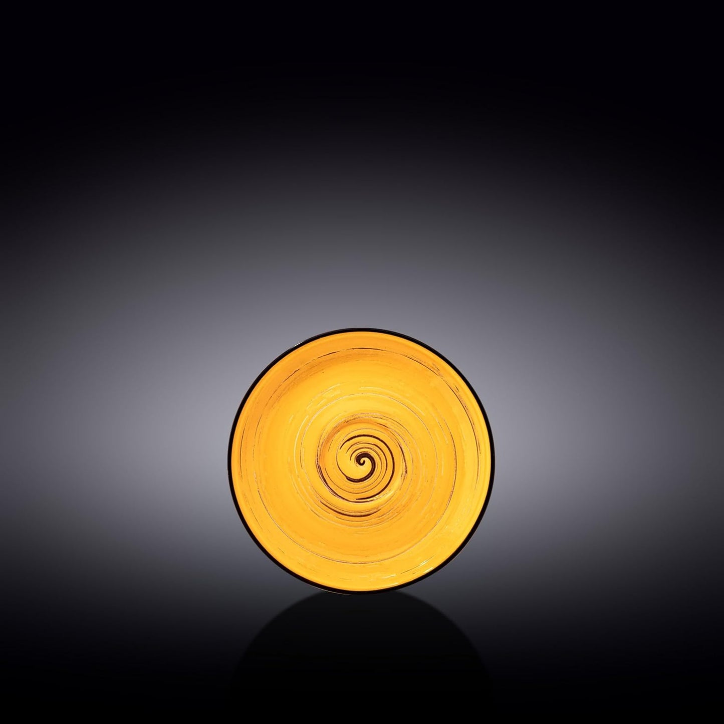 Wilmax Saucer 11 cm Yellow Porcelain WL-669433/B