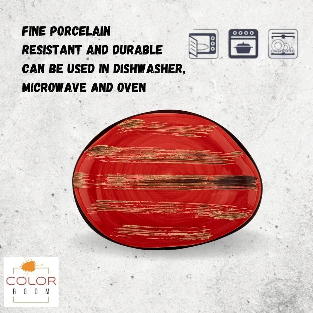 Wilmax Steinförmige Servierschale 33 x 24,5 cm, ColorBoom Kollektion WL-668242/A