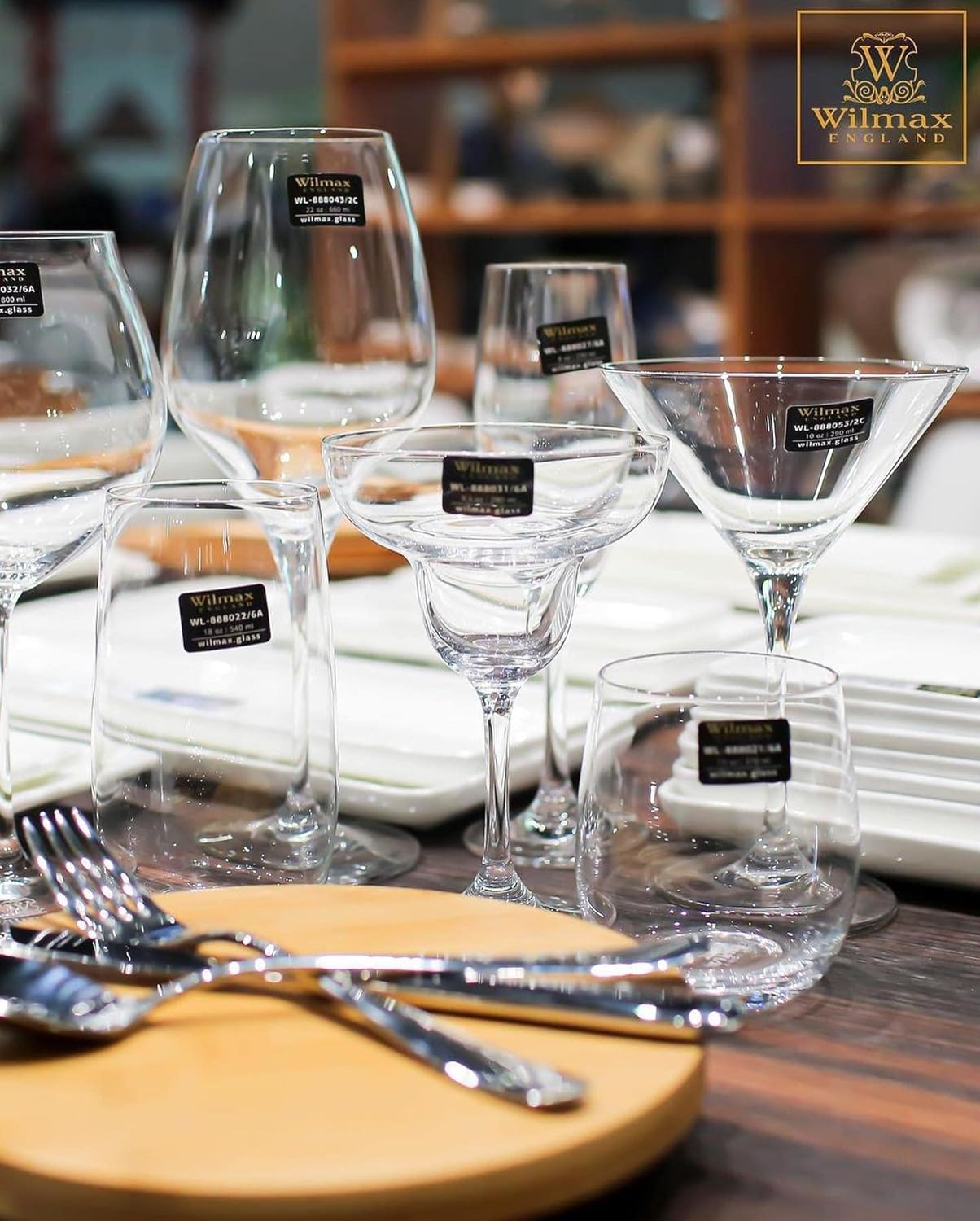 Wilmax Conical Shaped Wine Glass Set 2-teilig 440 ml WL-888045/2C