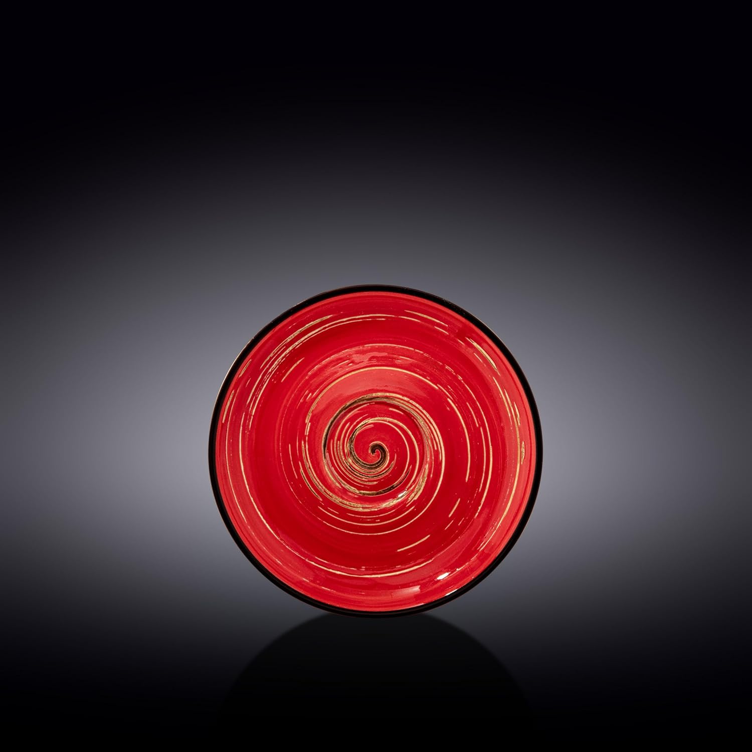 Wilmax Porzellan Untertasse, 15 cm, Spiral Red Collection, WL-669236/B