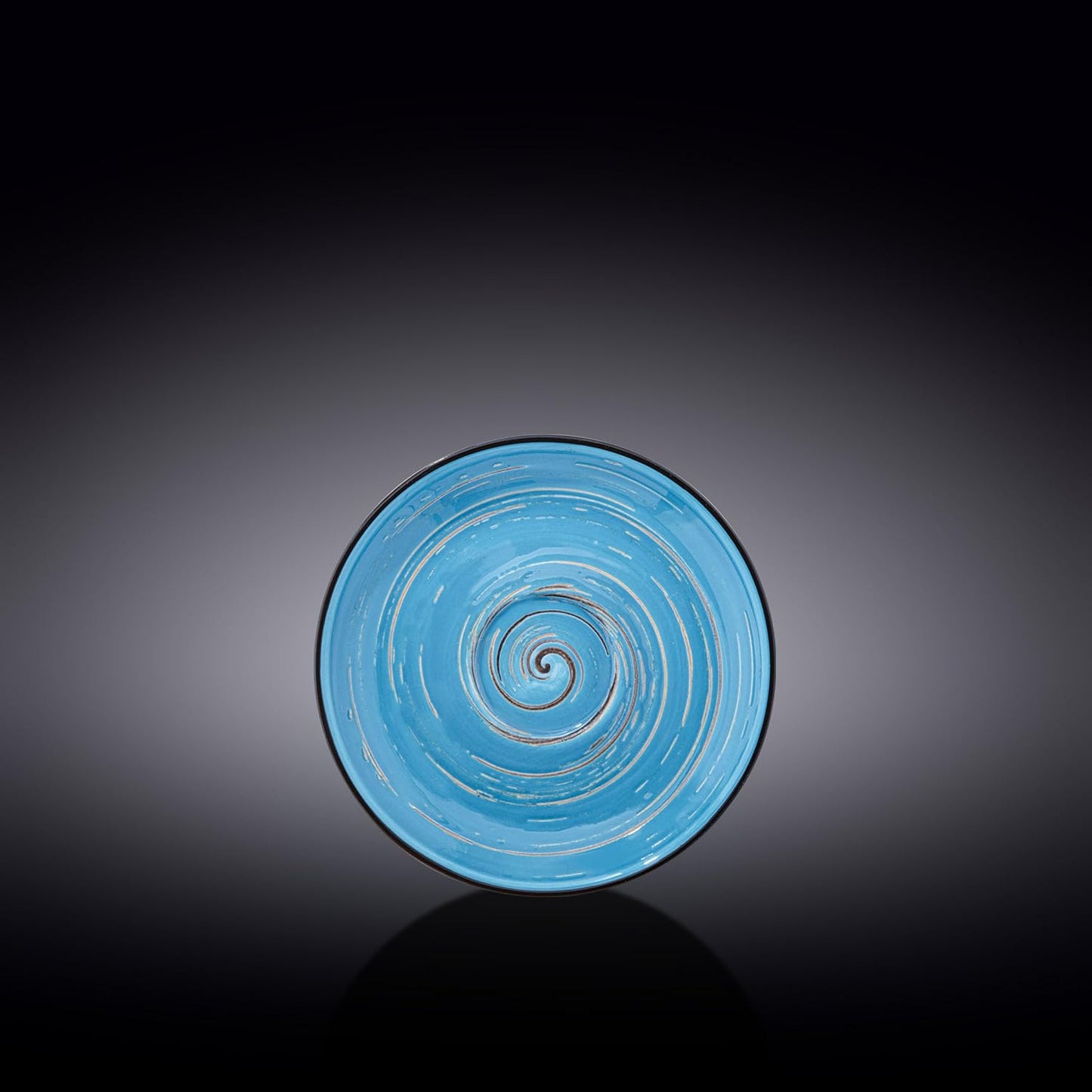 Wilmax Untertasse, 14 cm, Blau, Spiral-Kollektion, WL-669635/B