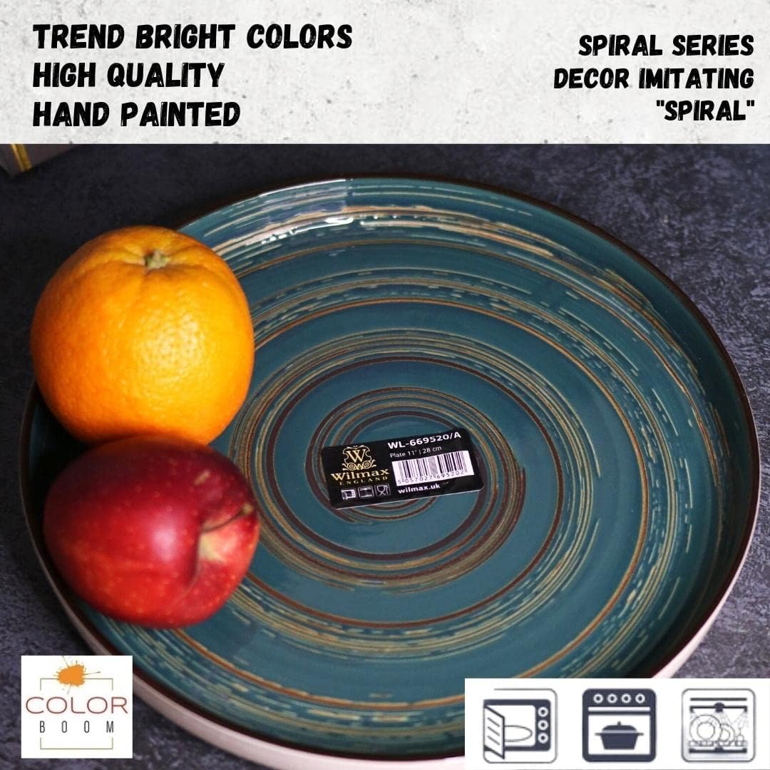 Wilmax Runder Speiseteller 28 cm Porzellan WL-669520/A