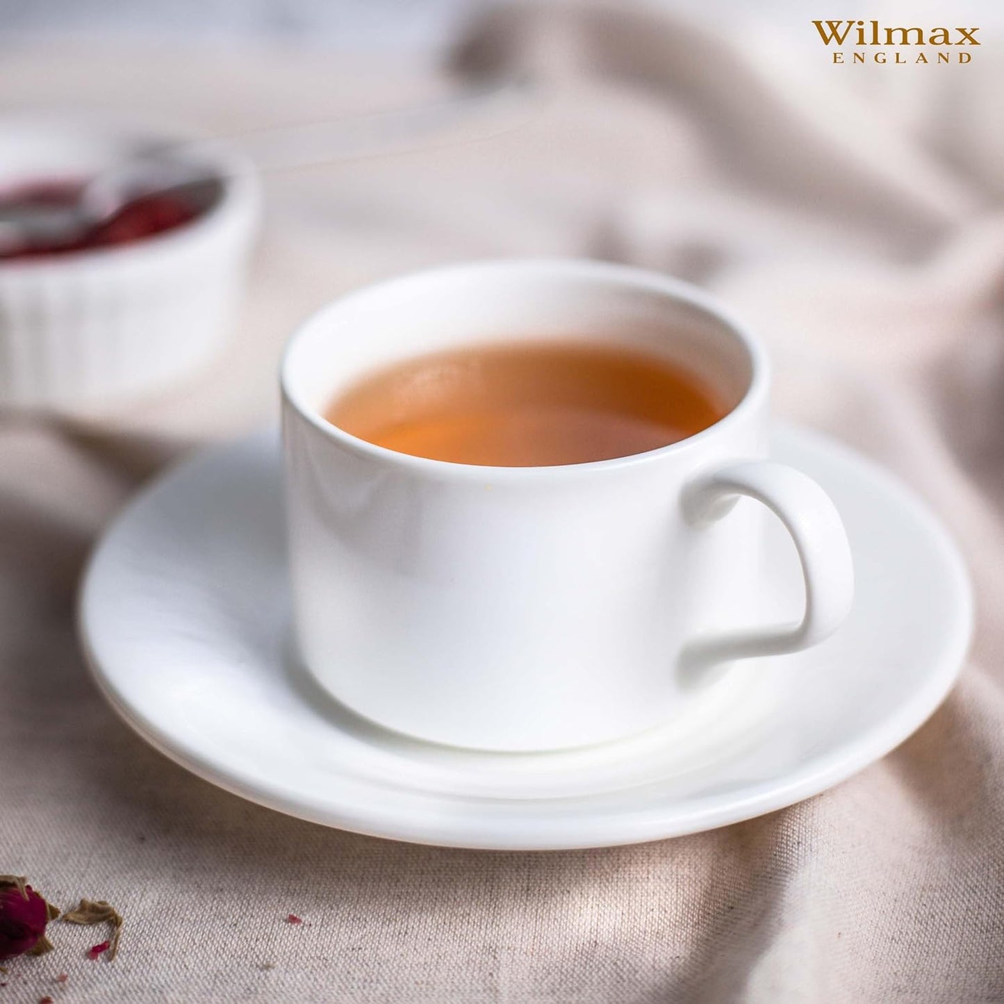 Wilmax Tea Cups with Saucers 2-piece set 160 ml White WL-993006/2C