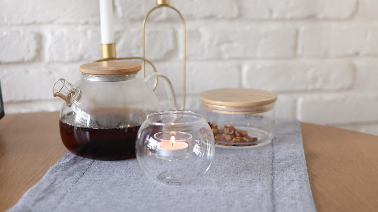 Wilmax Teelichthalter für 1 Teelicht, 10 x 8 cm, WL-888973/A