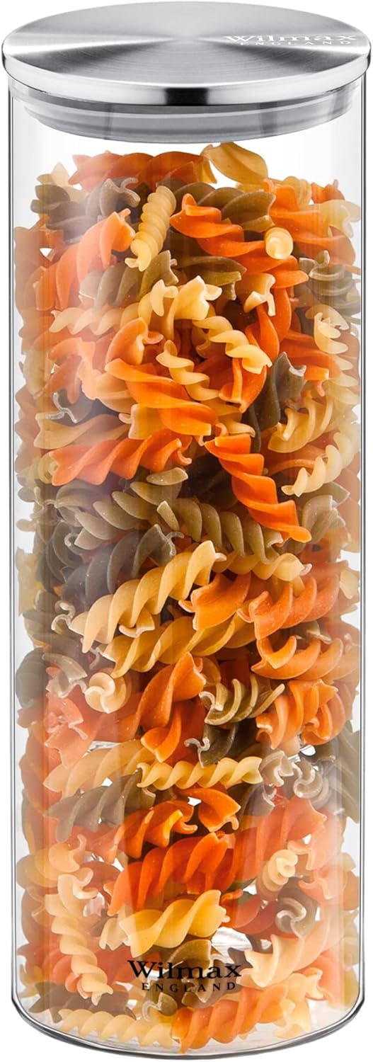 Wilmax Vorratsglas mit Deckel 1800 ml (2er-Set) WL-888519/A2