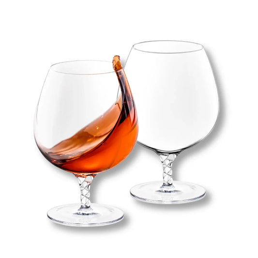 Wilmax England Cognacglas 550ml Kristal Transparant Set van 2