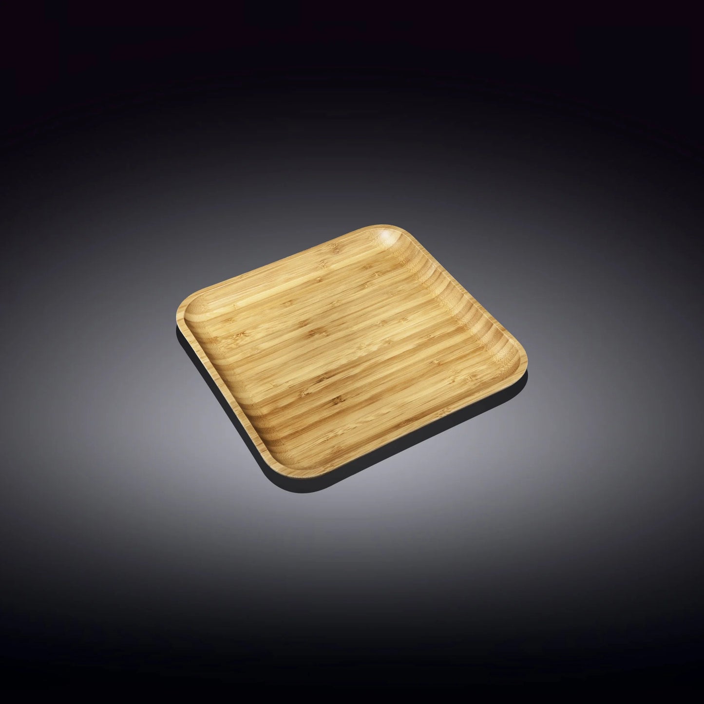 Wilmax Bamboe Bord 10x10 cm Natuurlijk WL-771017/A